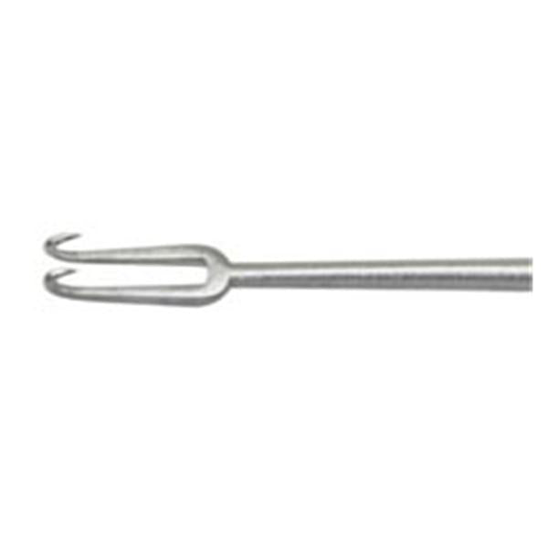 Miltex-Integra Miltex Hook Guthrie 5" 1.5mm Sharp/Wide Double Prongs Stainless Steel Ea