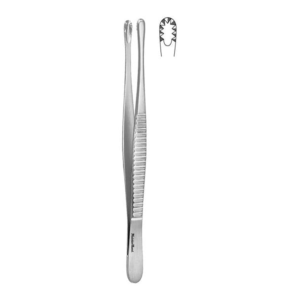 Miltex-Integra Miltex Forcep Tissue Russian Meister-Hand 6" Straight 8x8 Sd Tth SS Ea