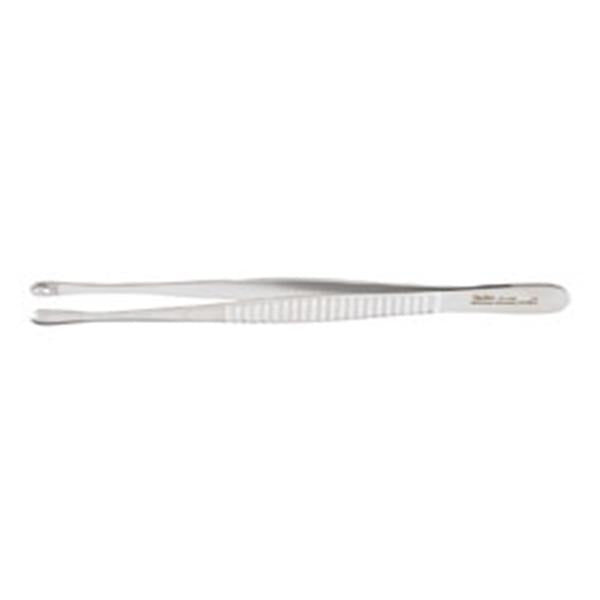 Miltex-Integra Miltex Forcep Tissue Russian 6" Straight 8x8 Side Grasping Teeth SS Ea