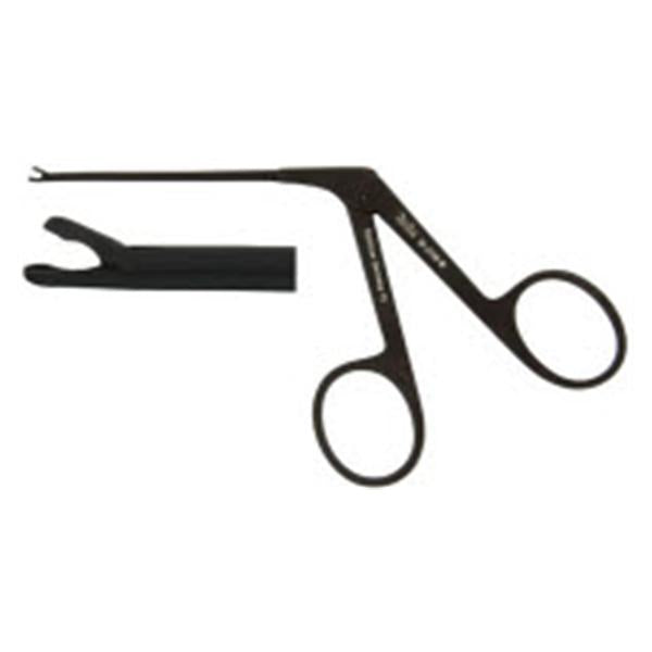 Miltex-Integra Miltex Forcep Micro Alligator 3-1/4" 0.8mm Wide Oval Cup Ebony Finish Ea