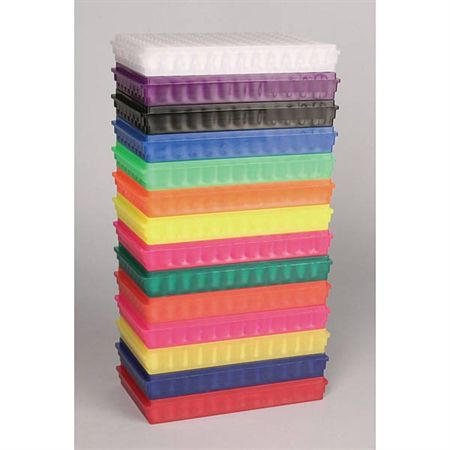 96-Well Double-Sided Compact Storage Solution Fluorescent Color