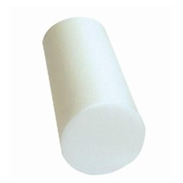 CanDo White Round PE Foam Roller