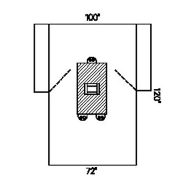 O & M Halyard Drape Laparotomy Evolution 4x14 Fen 100x72x120 Strl 15/Ca