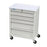 Homak Mfg  Cart Bedside Super Saver 29x13.25" Casters 5 Drawer Ea