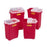 Becton-Dickinson Collector Sharps 19gal X-Large Red/Clear Ea, 5 EA/CA (305609)