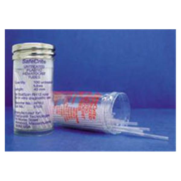 Iris Sample Processing SafeCrit Microhematocrit Heparin Standard Tube 20uL 100/Pk