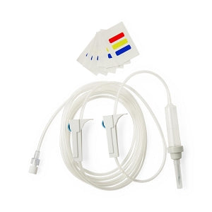 Namic Fluid Administration Sets with Drip Chamber - IV Tubing with Filtered Micro Drip Chamber, 135" (342.90 cm) - H749990000691