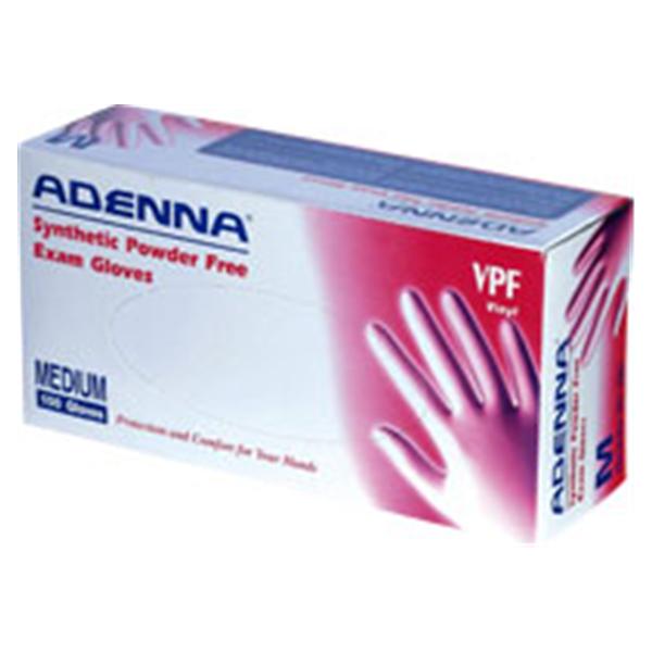 Adenna Gloves Exam Powder-Free Vinyl Latex-Free Small Clear 100/Bx, 10 BX/CA (VPF232)