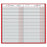 At-A-Glance Daily Diaries - Standard Recycled 7.69" x 12.13" Daily Diary, Red - SD377-13