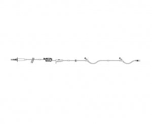 ICU Medical PlumSet Administration Set without Filter - PlumSet Clave Primary Administration Set, Back Check Valve, 103" - 14251-28