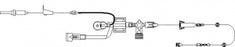 ICU Medical SAFESET Blood Sampling Kits - Transpac IV Monitoring Kit with SafeSet Reservoir, 2 Blood Sampling Ports, 84" Tubing, Disposable Transducer, 3 mL Intraflo Flush Device and Pole-Mount Macrodrip - 42647-06