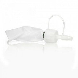 Amsino Specimen Traps - Specimen Trap, 4" (10.2 cm) Pour Spout Cover with 3/8" (0.95 cm) Port, Tethered Cap - 43303-01