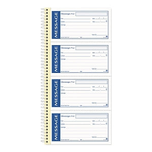 Cardinal Adams Write 'n Stick Phone Message Pads - Two-Part Carbonless 2.75" x 4.75" Phone Message Pad - SC1153WS