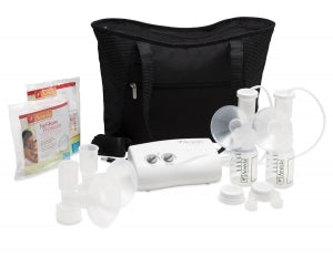 Ameda Finesse Double Electric Breast Pump - Finesse Double Electric Breast Pump with Dottie Tote, Extra Valves - 101M01