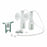 Ameda Dual HygieniKit Milk Collection System Breast Pump Adapter - Breast Pump Adapter, Sterile - 17152