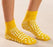 Encompass Essential-Steps Patient Safety Footwear - Double-Tread Footwear, Yellow, Adult, Size S - 90609