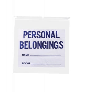 Action Bag Company Personal Belonging Bags - BAG, PATIENT, WHITE, BELONG, DRAWSTRING - PBB2020DS