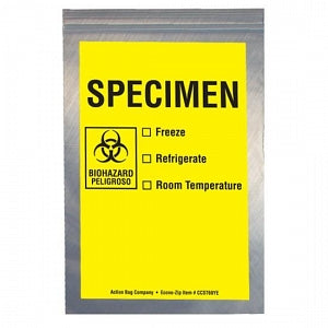 Action Bag Company Colored Specimen Bags - Colored Specimen Bag, 6" x 9" - CCST69YE-F