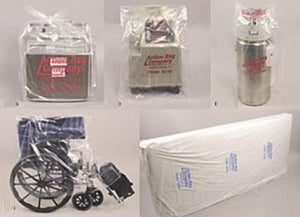 Action Bag Company Equipment Covers - Clear IV Pump Equipment Cover, 12" W x 8" D x 30" H - EC1283