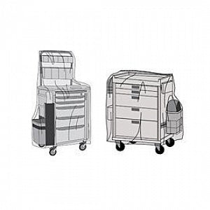 Action Bag Company Cart Covers - Cart Cover, Clear, 38" x 26" x 48" - EC382648