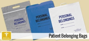 Action Bag Company Personal Belonging Bags - Patient Belonging Bag, Drawstring - MHSIL-PBB