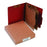 Acco Pressboard Classification Folders - Pressboard 6-Section Letter-Sized Classification Folders, Earth Red - 15036