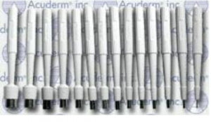 Acuderm Acu-Punch Small and Medium Size Punches - Biopsy Punch, Disposable, Sterile, Size S / M, 1 mm - P1525