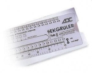 American Diagnostic EKG Ruler & Calipers - EKG Ruler - 394