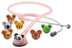 ADC Adimals 618 Pediatric Stethoscope - Adimal Adscope Pediatric Stethoscope, Pink, 22" - 618P