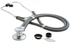 American Diagnostic Adscope 641 Sprague Stethoscope - Adscope 641 Sprague Stethoscope, 22", Gray - 641G