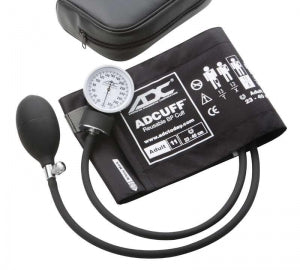 ADC Diagnostix 700 Pocket Aneroid Sphyg - Diagnostix 700 Series Aneroid Sphygmomanometer, Thigh, Black - 700-13TBK