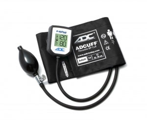 ADC 700 Series E-Sphyg Digital Aneroid BP Monitors - E-sphyg Digital Diagnostic Pocket Aneroid Sphygmomanometer, Adult, Black - 7002-11ABK