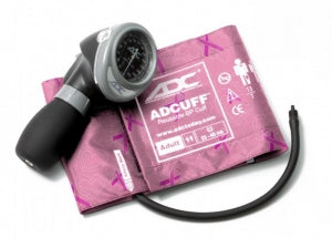 ADC Diagnostix 703 Palm Aneroid Sphyg - Diagnostix Aneroid Palm Sphygmometer, Adult, Breast Cancer - 703-11ABCA