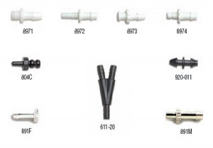 American Diagnostic BP Connectors - Metal Male Luer Connector for ADC Clock Aneroids, Mercury Sphygs, Inflation Systems - 891M