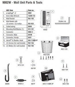 American Diagnostic Corp Wall Bracket for E-Sphyg II NIBP Sphygmomanometer - Wall Bracket for E-SPHYG2 - 952-103