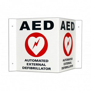 Cardiac Science Inc AED 3-D Wall Sign Kit - 3D AED Wall Sign, SMA Customers Only - 168-6002-001, SMA