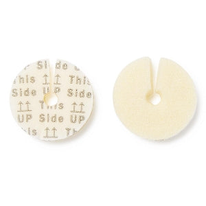 Medline Aegis CHG-Impregnated Foam Disc - Aegis CHG-Impregnated 0.75" Foam Disk Peel-Open Dressing with 1.5 mm Hole - AEG001S