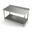 Aero Manufacturing Work Tables - Stainless Steel Work Table, with Galvanized Shelf, 36" x 60" x 35" - 4TG-3660