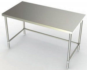 Aero Manufacturing Work Tables - Stainless Steel Work Table, with X-Brace, 30" x 36" x 35" - 4TSX-3036