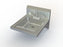 Aero Manufacturing Stainless Steel Sinks - Stainless Steel Hand Sink, ADA, Deck Mounted, Faucet - HSADAD