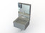 Aero Manufacturing Stainless Steel Sinks - Stainless Steel Hand Sink, Prison Specifications, Soap / Towel Dispenser - HSDTAXHD