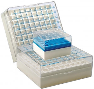 Argos Technologies PolarSafe Polycarbonate Freezer Box - PLASTIC CRYOBOX, 81-PLACE - R3136