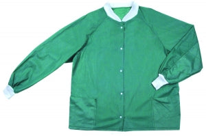 Molnlycke BARRIER Warm-Up Jacket - Warm-Up Jacket, Green, Size 2XL - 18040