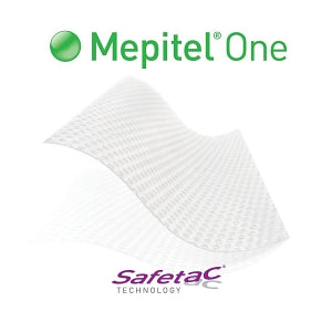 Molnlycke Mepitel One Wound Contact Layer - Mepitel One Non-Adherent Soft Silicone Wound Contact Layer, 3" x 4" (7.5 x 10 cm) - 289300