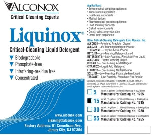 Alconox, Liquinox Detergent - LIQUINOX , 15 GALLON - 1215