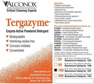 Alconox, Inc Tergazyme Detergents - Tergazyme Enzyme-Active Powdered Detergent, 100 lb. - 1301