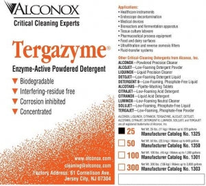 Alconox, Inc Tergazyme Detergents - Tergazyme Enzyme-Active Powdered Detergent, 25 lb. - 1325