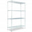 Alera Industrial Wire Shelving Units - NSF Certified Industrial 4-Shelf Wire Shelving Kit, 48" x 18" x 72", Silver - SW50-4818SR