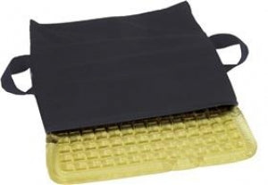 AliMed T-Gel Checkerboard Cushions - CUSHION, T-GEL, CHECKERBOARD, 20"X18", BLACK - 10882/NA/NA/POLY