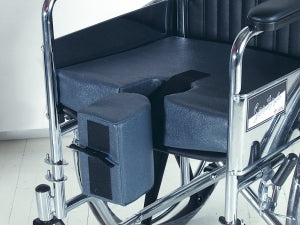 AliMed Sit-Straight Wedges with Pommel Cushion - CUSHION, SIT-STRT, POMMEL, SEMI-RIGID, 18X16 - 1120